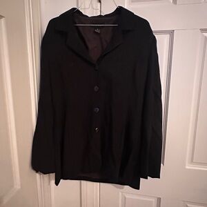 Tesori Elegant Black Blazer